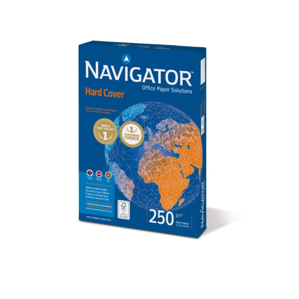 21 Stück Navigator Kopierpapier Hard Cover 824837AH25B A4 250g weiß 5602007989453 Navigator 125 Blatt
