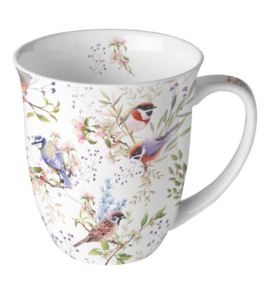 Frühj. Kaffeebecher 0,4l Fleißige Vögel