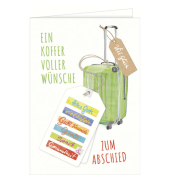 Abschiedskarte Jumbo