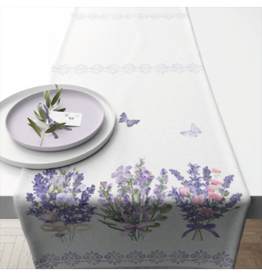 Tischläufer 40x150cm Schöner Lavendel