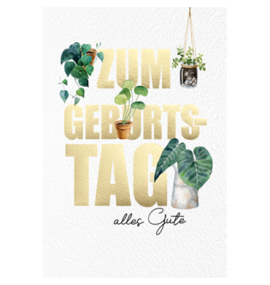 Geburtstagskarten 51-0388 11,5x17 cm 115mm x 170mm (BxH) Spruch wei&szlig;/bunt