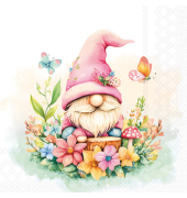 Motivserviette 33x33cm Charmante Wichtel