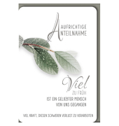 Trauerkarten 5819253 11,5x17 cm 115mm x 170mm (BxH) bunt