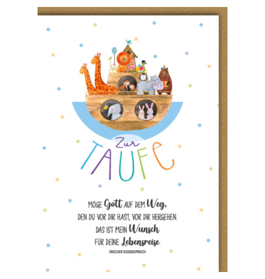 Gl&uuml;ckwunschkarten 32644 11,5x17 cm 115mm x 170mm (BxH) bunt