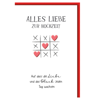 Vermählungskarte