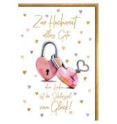 Gl&uuml;ckwunschkarten 5910031 11,5x17 cm 115mm x 170mm (BxH) bunt