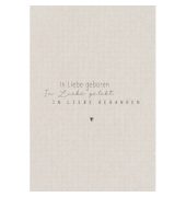 Trauerkarten 81-3749 11,5x17 cm 115mm x 170mm (BxH) schwarz/wei&szlig;