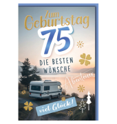 Geburtstagskarten 5521675 11,5x17 cm 115mm x 170mm (BxH) Jubil&auml;umsjahr bunt