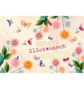 Geburtstagskarten 51-10321 17x11,5 cm 170mm x 115mm (BxH) Blumen bunt