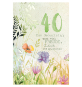 Geburtstagskarten 52-8540 11,5x17 cm 115mm x 170mm (BxH) Jubiläumsjahr bunt Geburtstagskarten 52-8540 11,5x17 cm 115mm x 170mm (BxH) Jubiläumsjahr bunt