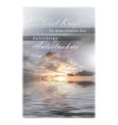 Trauerkarten 81-1001 11,5x17 cm 115mm x 170mm (BxH) wei&szlig;/schwarz