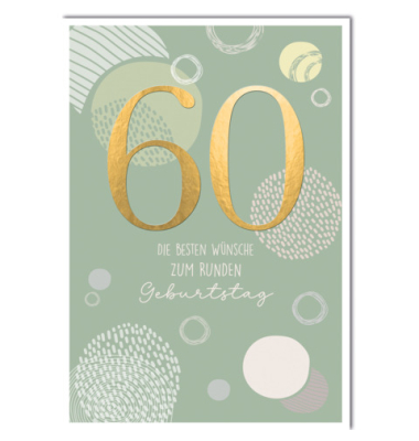 Geburtstagskarten 527260 A4 205mm x 295mm (BxH) Jubil&auml;umsjahr bunt