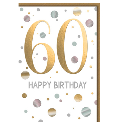 Geburtstagskarten 526860 11,5x17 cm 115mm x 170mm (BxH) Jubiläumsjahr bunt