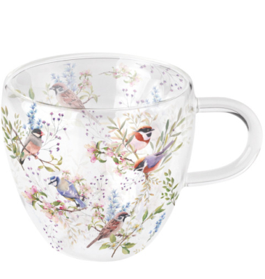 Teeglas 0,2l Fleißige Vögel