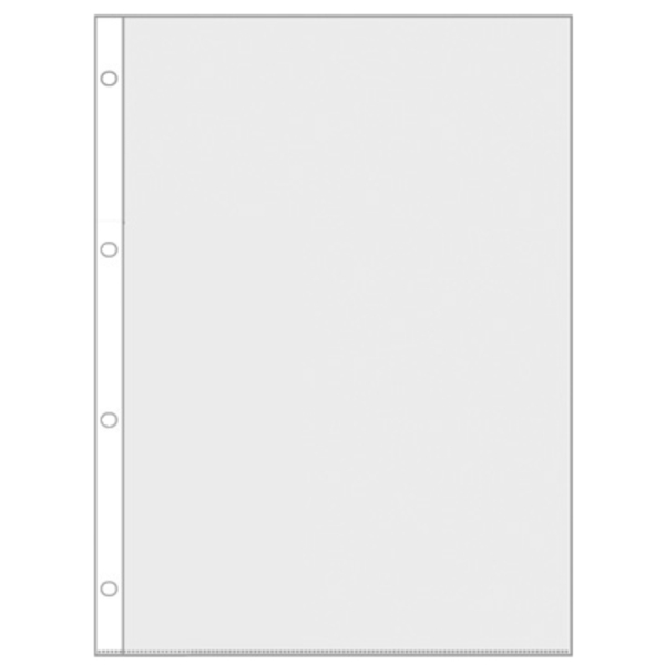 4000225005350 - Prospekthüllen 4341000 dokumentenecht A4 klar glatt oben & links offen 0075mm 4000225005350 Veloflex