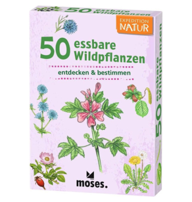 Kartenset 50 essbare Wildpflanzen