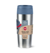 Isolierbecher Travel Mug edeslstahl-blau