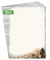 Weihnachtsbriefpapier Flackernde Weihnachtskerze in weihnachtlicher Deko auf Holzdielen Christmas Candle DP450, A4, 90g