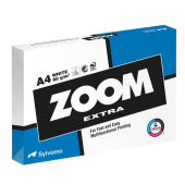 Zoom Extra Kopierpapier DIN A4, 80 gqm, Multifunktionsdruck, matt, 1 Palette á 100000 Blatt, Weißegrad: 161 CIE, holzfrei, glatt
