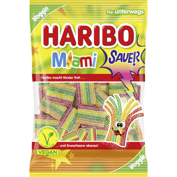 4001686007587 - Fruchtgummi Miami Sauer 85g 22St 4001686007587 22 Stück
