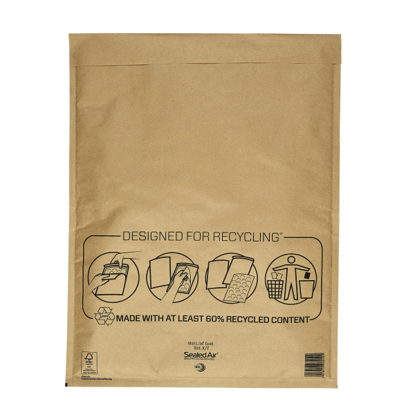 5051146027074 - Luftpolstertaschen K 7 100403202 innen 350x470mm Wahlweise für Selbstklebe- Adhäsions- oder Klammerverschluss verwendbar go 5 Stück