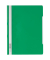 Schnellhefter Standard 257305, A4, gr&uuml;n, Polypropylen (PP), 80g, Vorderdeckel transparent