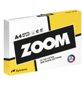 Zoom Kopierpapier DIN A4, 80 g/qm, S/W, matt, 1 Palette á 50000 Blatt, Weißegrad: 150 CIE, holzfrei, glatte Oberfläche, für Lase