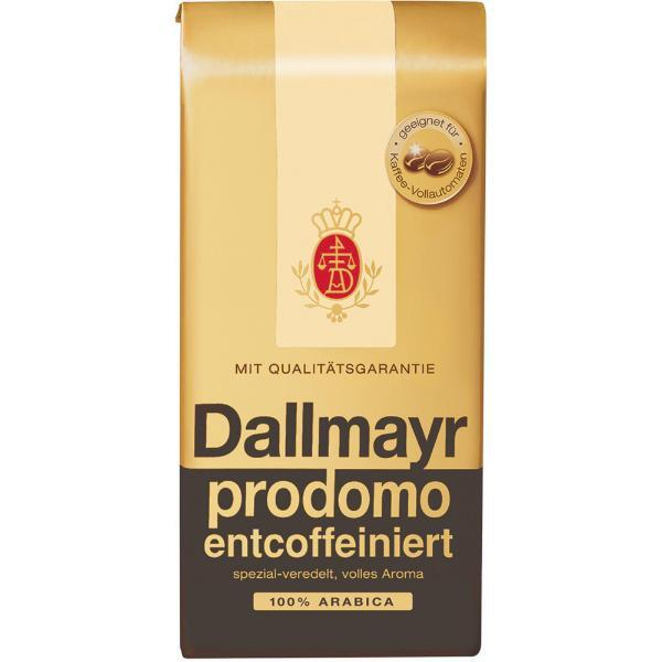 Dallmayr Kaffee prodomo entcoffeiniert 713163009, 500g, ganze Bohnen im Beutel 4008167112259 Dallmayr