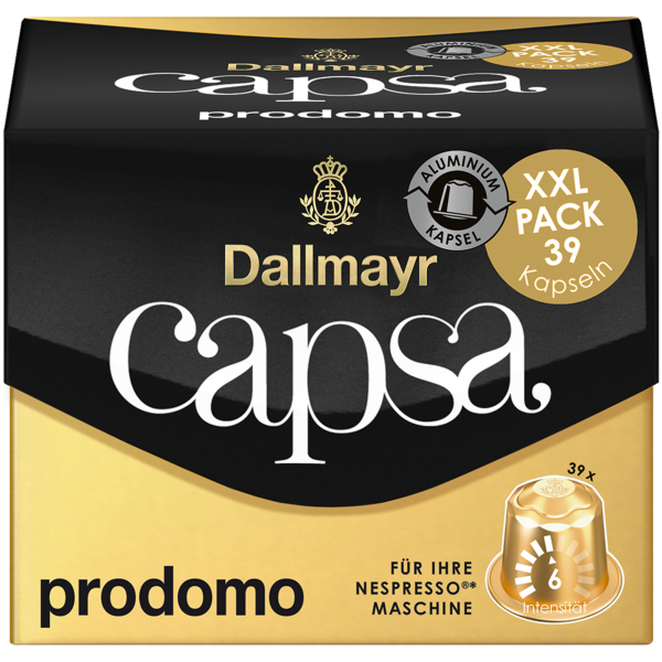 4008167311195 - Kaffeekapseln Capsa Prodomo 111039000 39 Stück Kapseln im Portionskarton 4008167311195 39 Stück 4008167311195 - Kaffeekapseln Capsa Prodomo 111039000 39 Stück Kapseln im Portionskarton 4008167311195 39 Stück