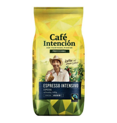 Kaffee Cafe Intencion Espresso Intensivo 23618, 1kg, ganze Bohnen im Beutel