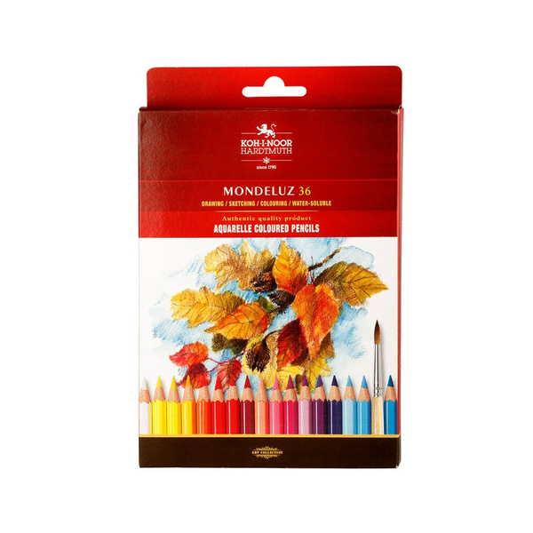 8593539001966 - Aquarell-Buntstifte Mondeluz 36-farbig sortiert 8593539001966 KOH-I-NOOR