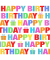 Servietten, 25 x 25 cm, Motiv Cocktail Colour Birthday