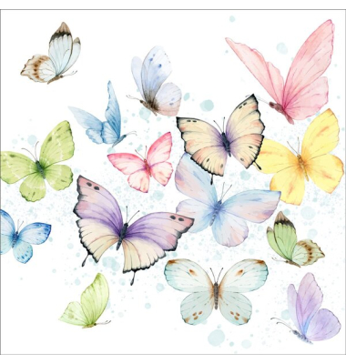 Servietten, 33 x 33 cm, Motiv Soft Whisper Servietten, 33 x 33 cm, Motiv Soft Whisper
