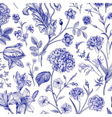 Servietten, 33 x 33 cm, Motiv Jardin Botanique Servietten, 33 x 33 cm, Motiv Jardin Botanique
