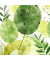 Servietten, 33 x 33 cm, Motiv Atelier Fashion Leaves pine