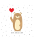 Servietten Atelier 1211-25016 / Tapsy Bear, 3-lagig, 33x33cm