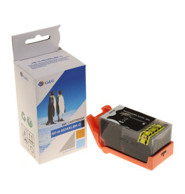 Druckerpatrone NHH0934XLBK(PG) (kompatibel zu HP 934XL), schwarz, ca. 1300 Seiten