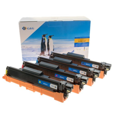 Toner NTPB243BK/C/M/Y, schwarz/cyan/magenta/gelb, ca. 4 x 1000 Seiten