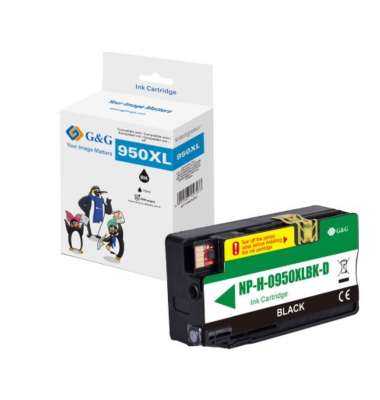 Druckerpatrone GPH950XLBK (kompatibel zu HP 950XL), schwarz, ca. 2300 Seiten