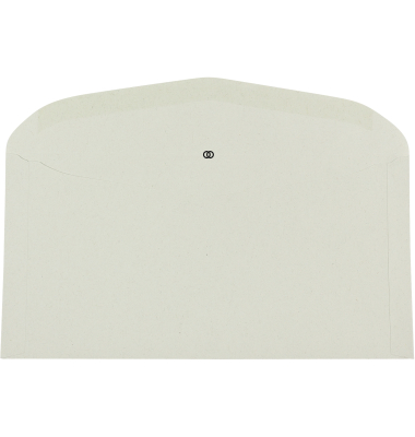 Kuvertierhüllen oeco 2979, Din Lang+ (C6/5), 229x114mm, ASK, ohne Fenster, nassklebend, 75g, grau