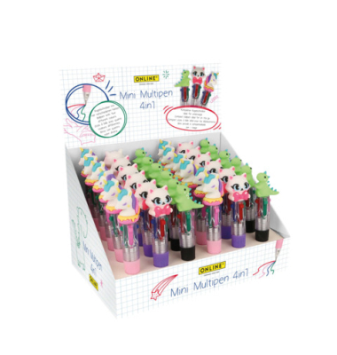 Kugelschreiber Mehrfarb Mini sortiert