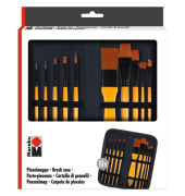 Pinselmappe mit 10 Pinseln