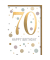 Geburtstagskarte Zahl  70