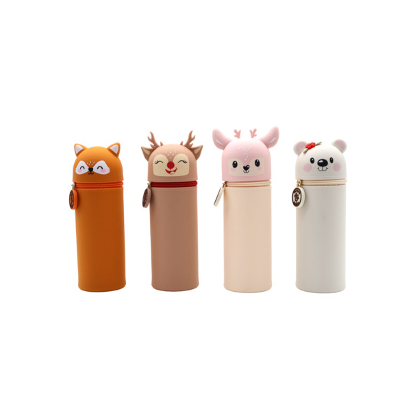 4251932325594 - Federmäppchen Silikon Winter Animals 4251932325594 LULUBUG