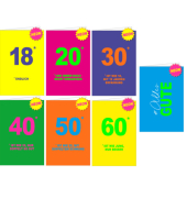 Geburtstagskarten PBS35-00000 bunt