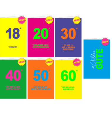 Geburtstagskarte  sortiert