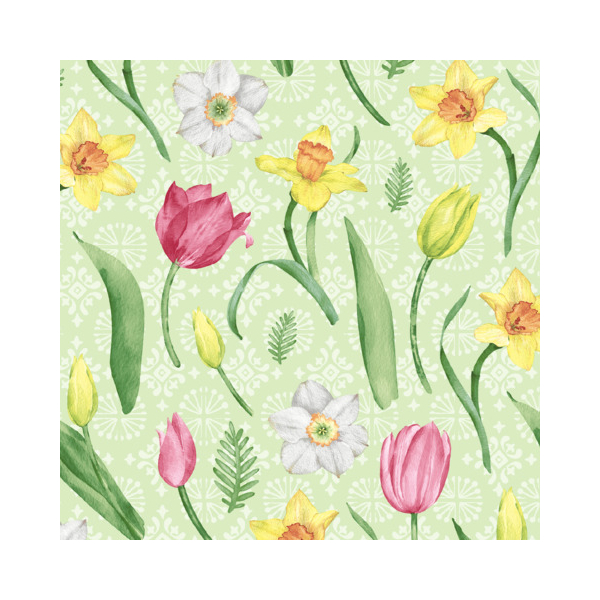 7321012117191 - Motivserviette 25x25cm Frühjahr 7321012117191 PaperDesign