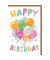 Geburtstagskarten 5510103 11,5x17 cm 115mm x 170mm (BxH) Ballons bunt