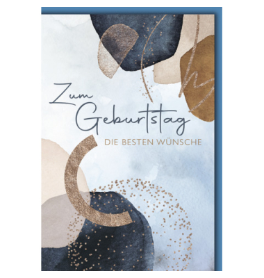 Geburtstagskarten 5511753 11,5x17 cm 115mm x 170mm (BxH) Strand bunt