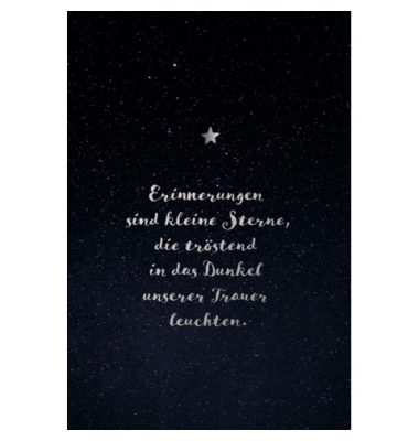Trauerkarte Sternenkin